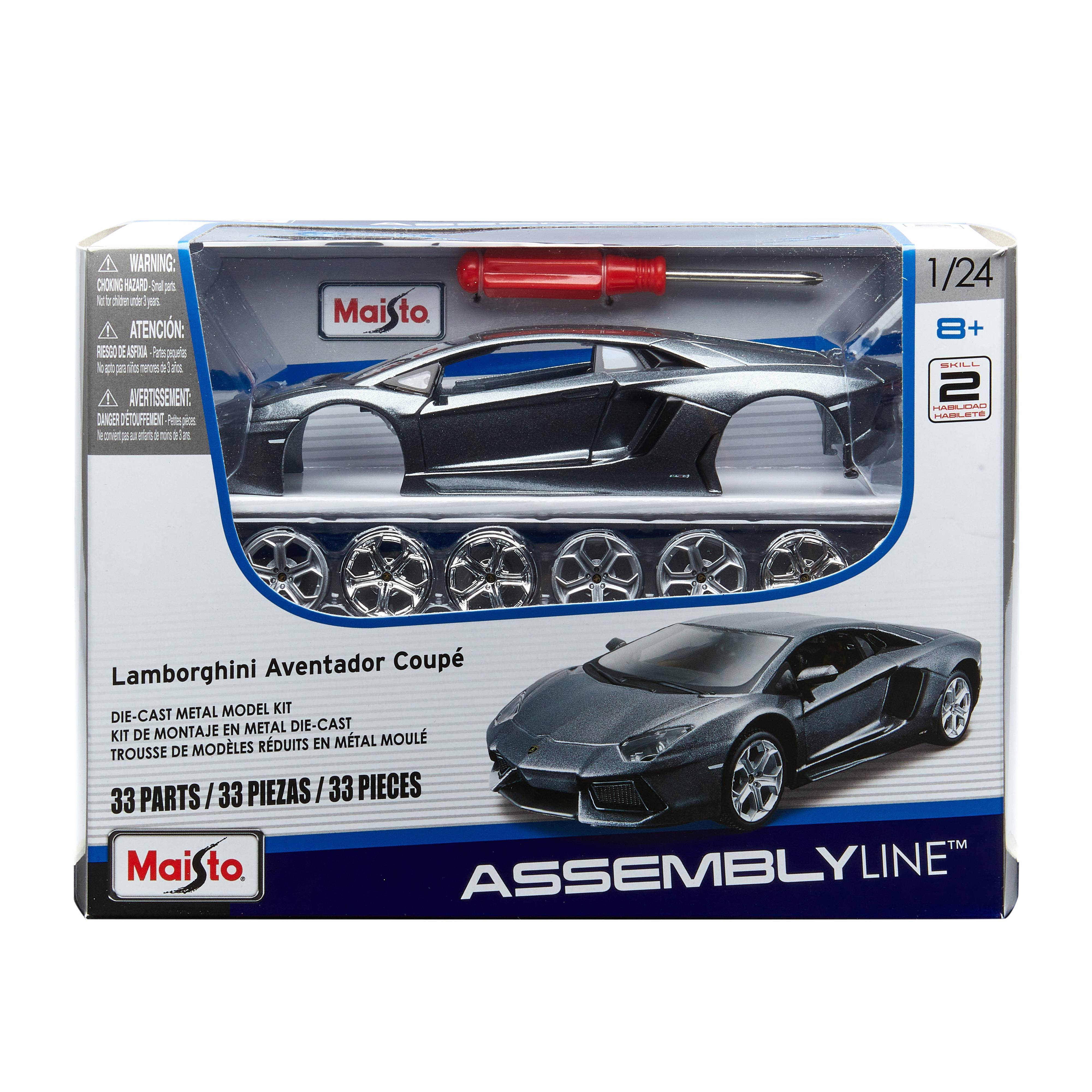 Машина металлическая сборная Maisto 1:24 Lamborghini Aventador LP 700-4 сер. - фото 1