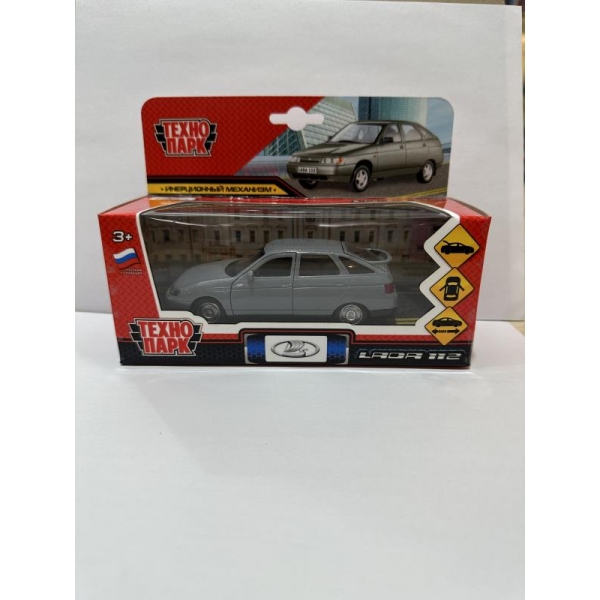 Машина металлическая ТЕХНОПАРК ВАЗ-2112 сер. - фото 1