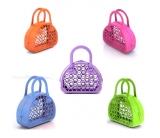  Сумка - корзинка (голуб, розов,оранж,сирен) - фото 1