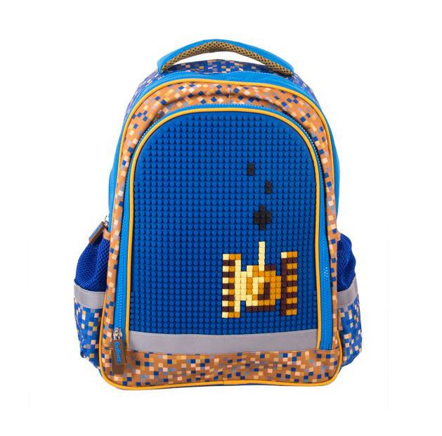 Рюкзак школьный с пикси-дотами (синий) - фото 1