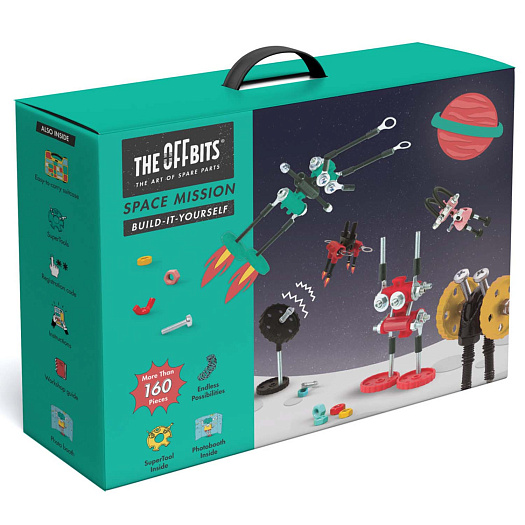 Конструктор металлический The Offbits Space Mission 150дет. - миниатюра 2
