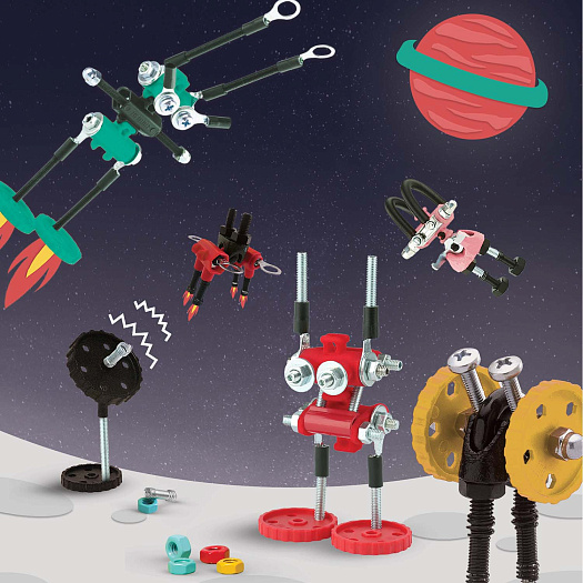 Конструктор металлический The Offbits Space Mission 150дет. - фото 1