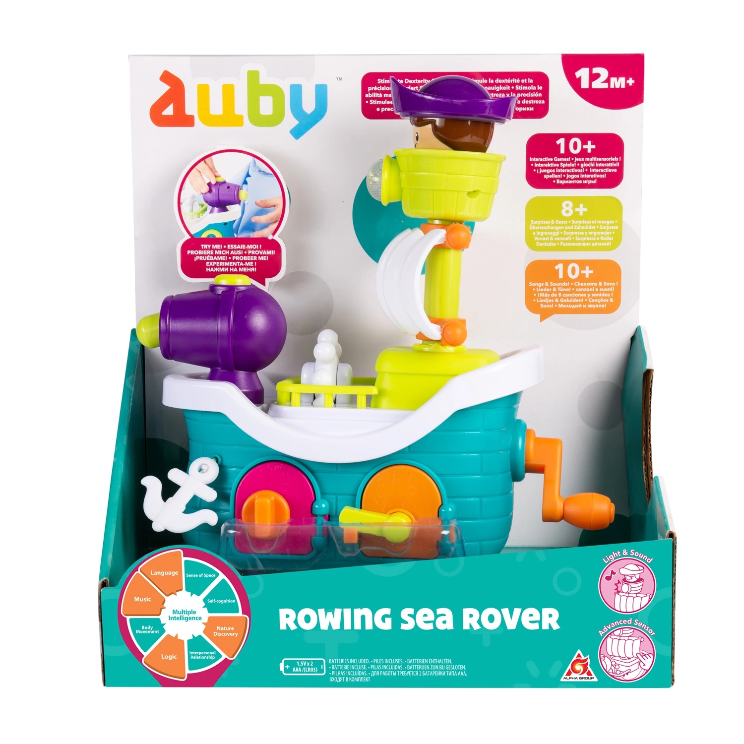 Игрушка развивающая Пиратский корабль свет, звук Auby - миниатюра 2