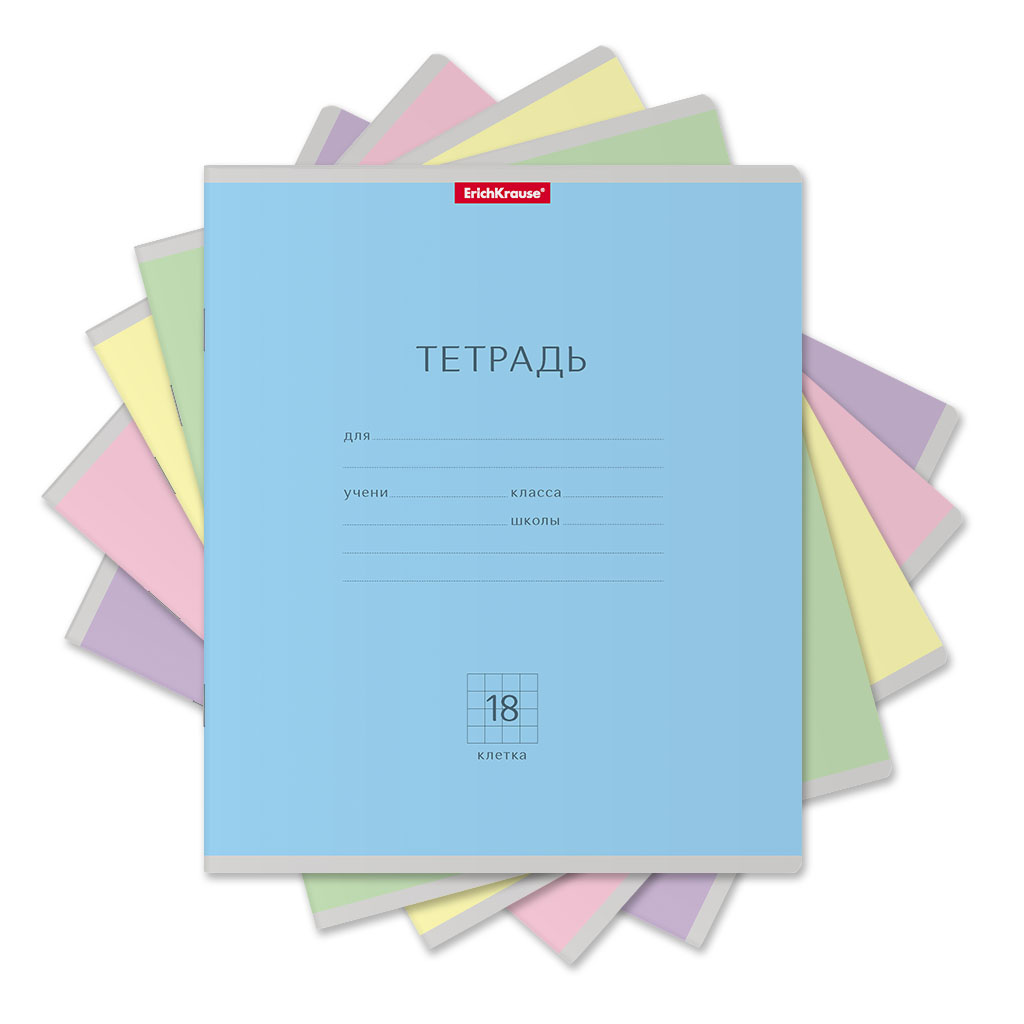 Тетрадь 18л. клетка Классика Ассорти EK - миниатюра 2