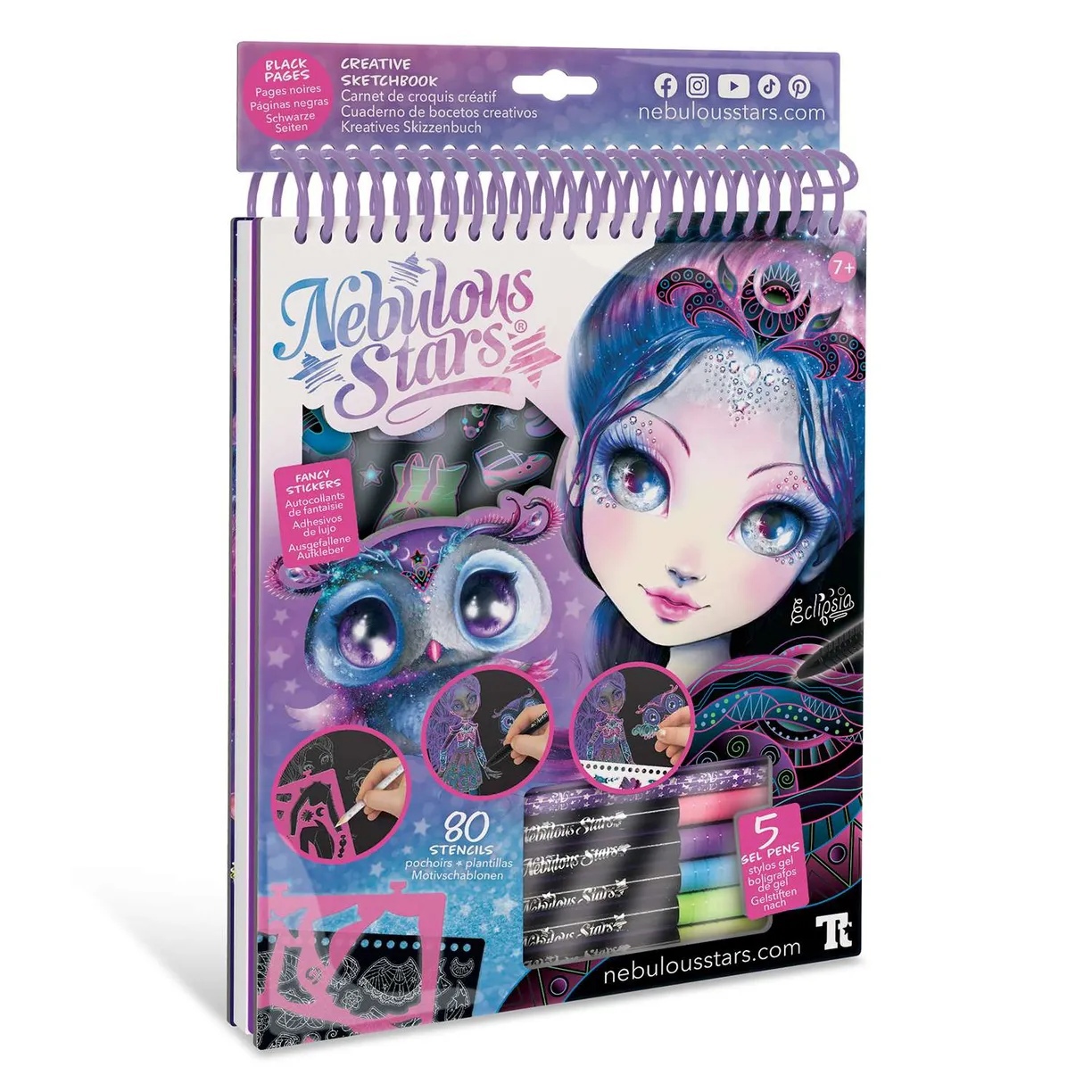 Раскраска - скетчбук Nebulous stars - фото 1