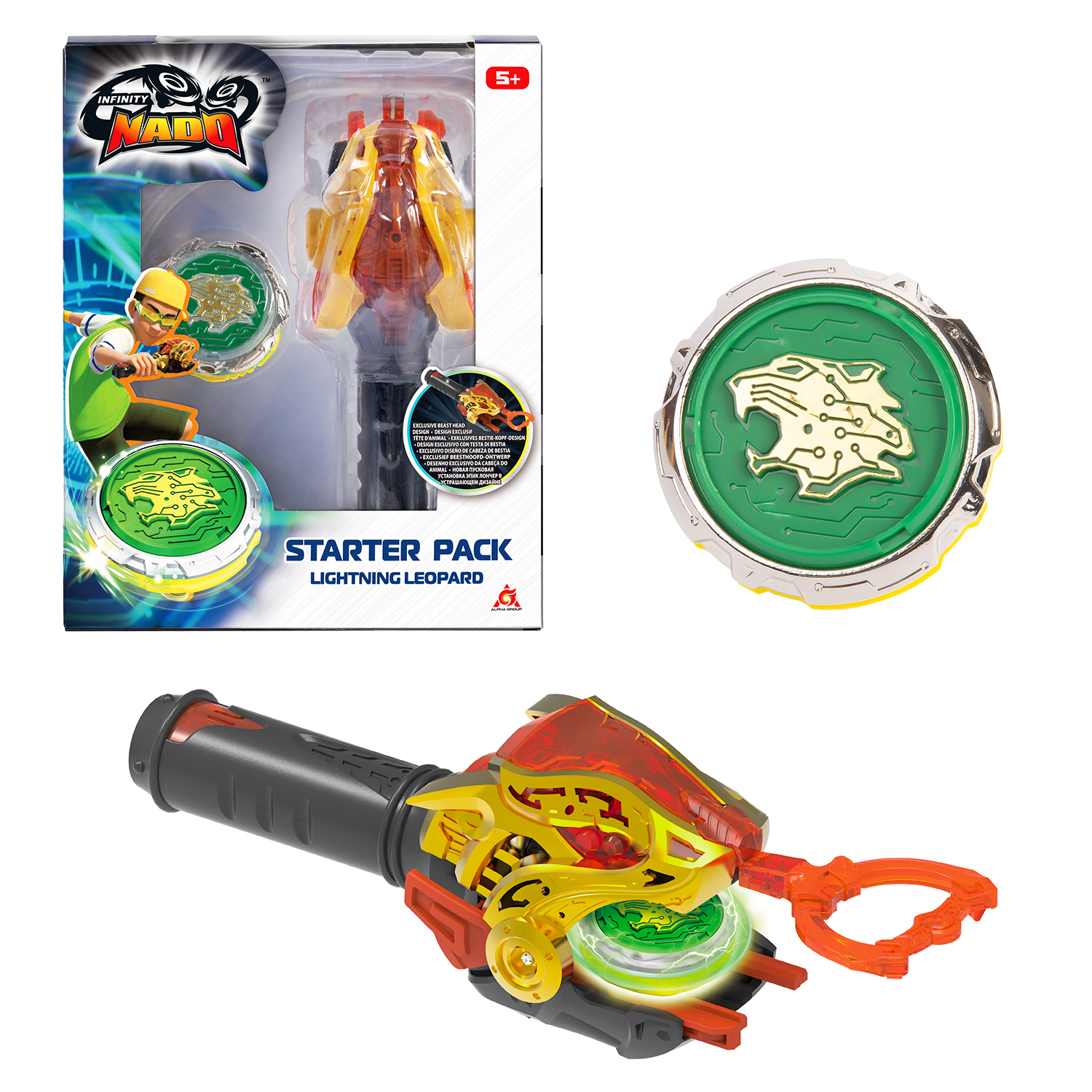 Инфинити Надо Волчок Эпик Лончер Стартер Lightning Leopard - фото 1