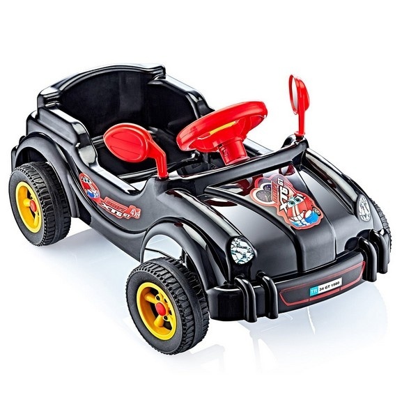 Каталка - машина педальная черн. - фото 1