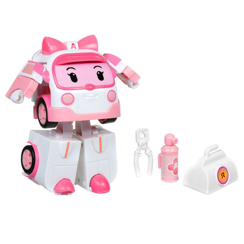 Трансформер Эмбер + инструменты 12,5см Робокар Поли - фото 1