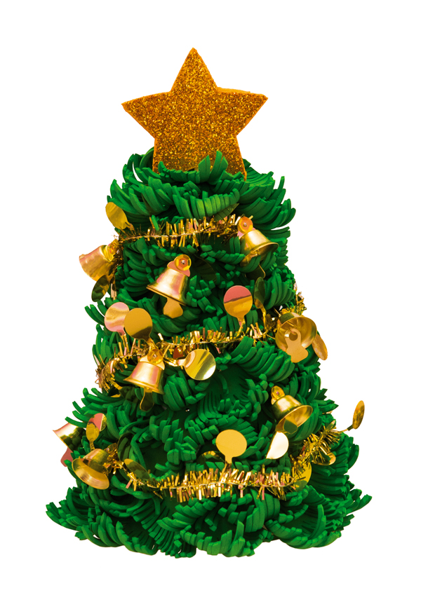 Елочка новогодняя с колокольчиками - фото 1