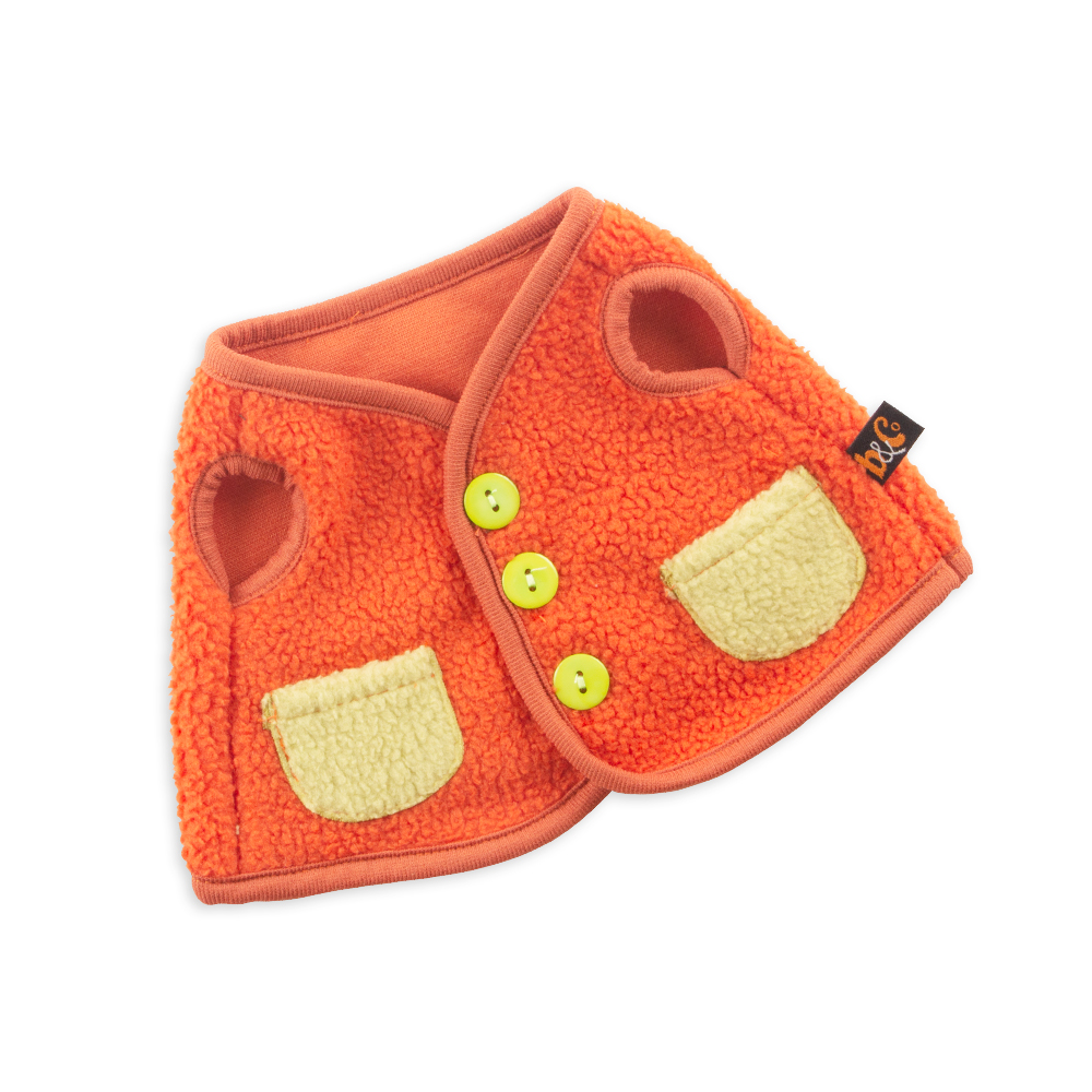 Одежда для Басика Меховой жилет - фото 1