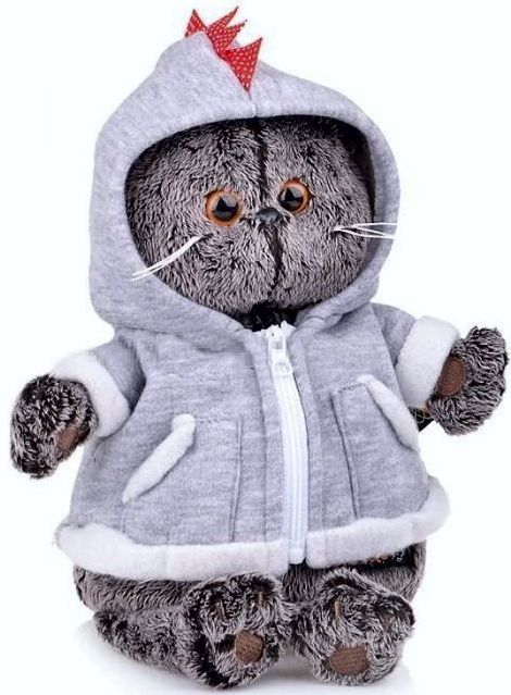 Мягкая игрушка Басик в толстовке дракончик - фото 1