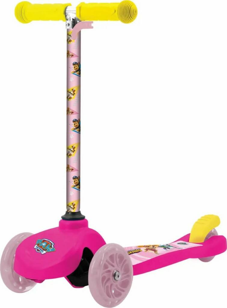 Самокат 3-х колесный Щенячий патруль - фото 1