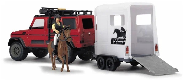 Машина - перевозка лошадей 40 см свет,звук Dickie Toys - фото 1