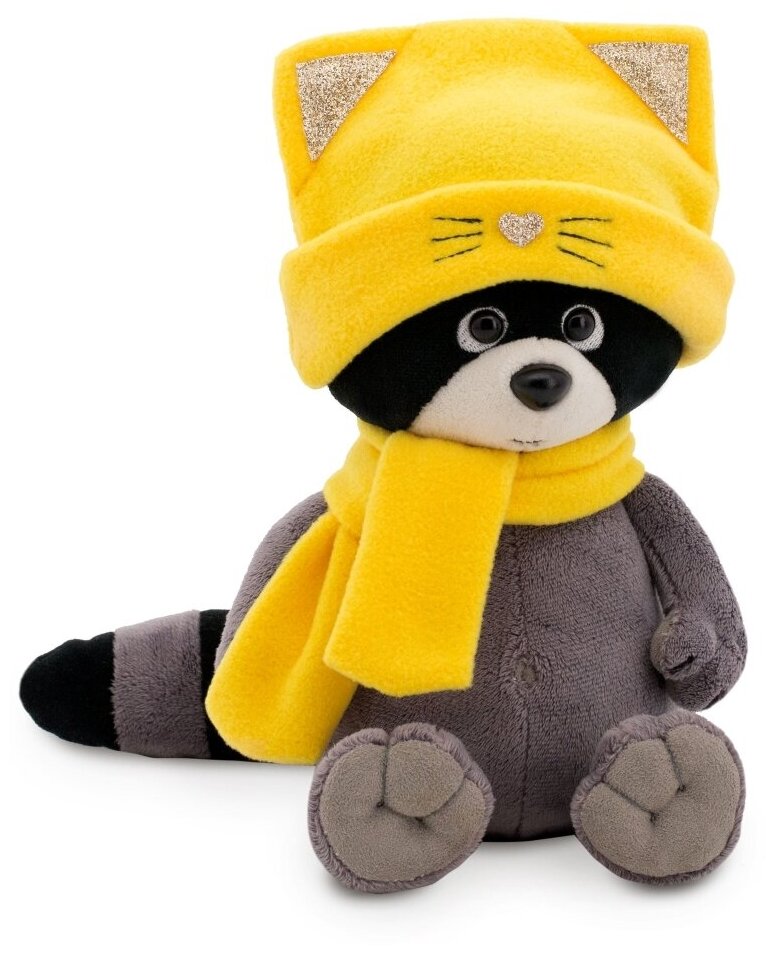 Енотик Дэнни в шапке Котёнок мягк. игр. - фото 1