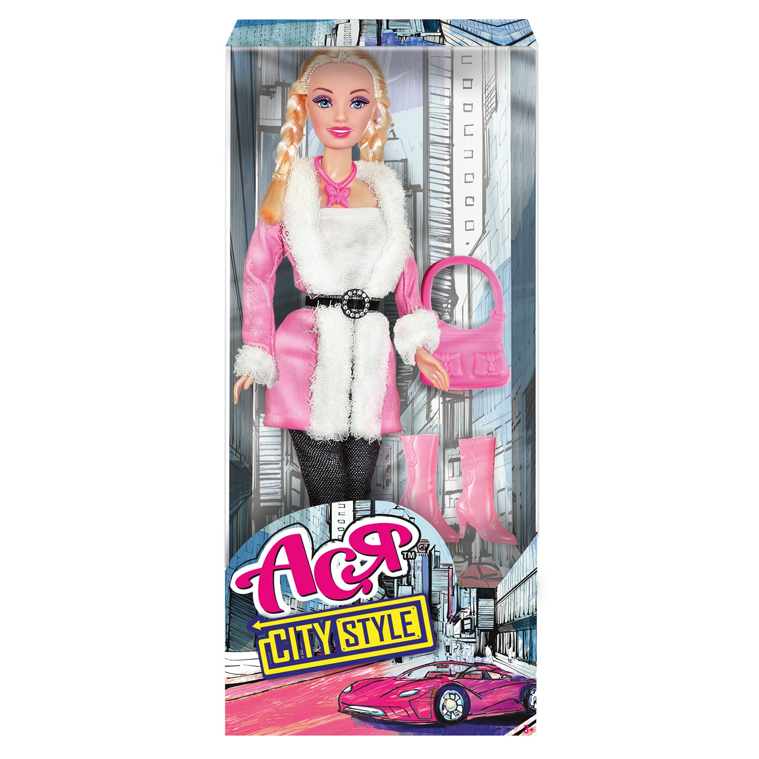 Кукла 29см Ася Стиль большого города - фото 1