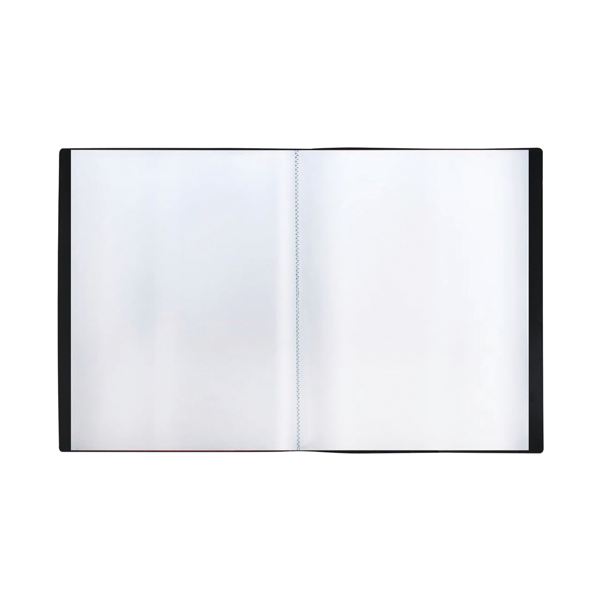 Папка пластиковая А4 60 вкладышей черная СТАММ - фото 1