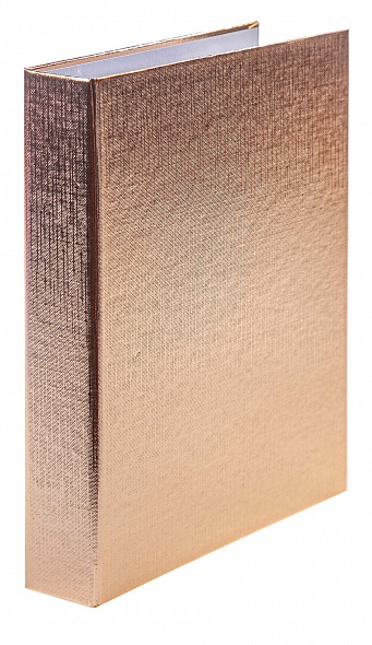 Тетрадь 120л со сменным блоком А5 Metallic Золото - фото 1