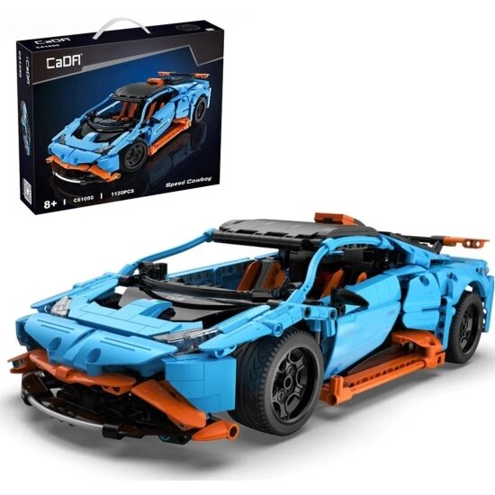 Конструктор CADA Гоночный автомобиль Speed Cowboy 1120 дет. - фото 1