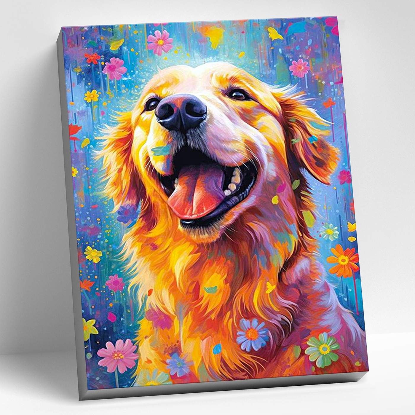 Картина по номерам 40*50 Золотистый ретривер Molly - фото 1