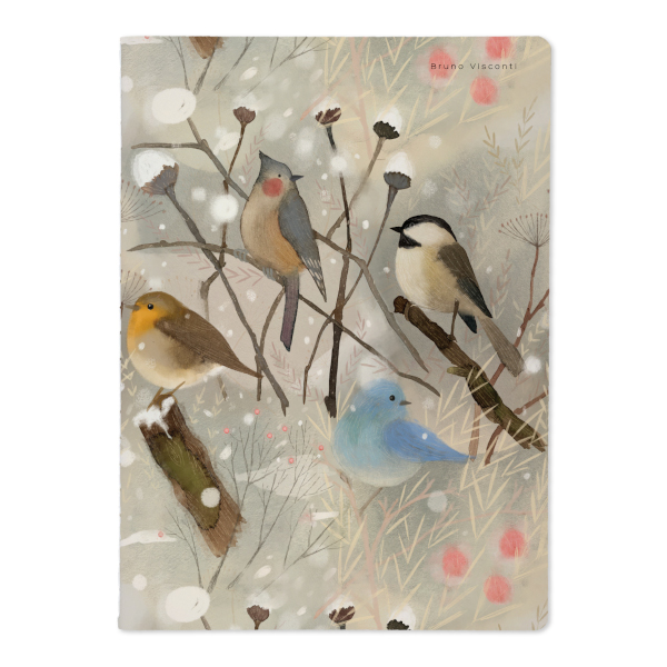 Блокнот В5 60л Синички - сестрички Bruno Visconti - фото 1