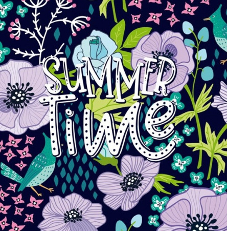 Скетчпад бел. бум. 48 л 10*10 см Purple time - фото 1