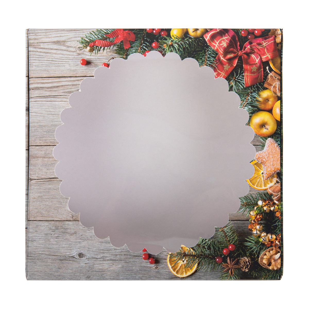 Коробка складная с окном 11,5*11,5*3 - миниатюра 2