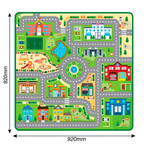 Коврик в рулоне Город - фото 1