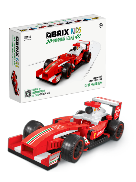 Конструктор QBRIX Гоночный болид 139дет. - фото 1