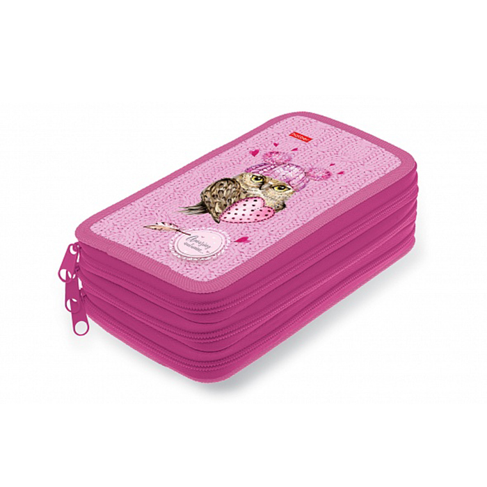 Пенал 3 отд. Совушки - фото 1