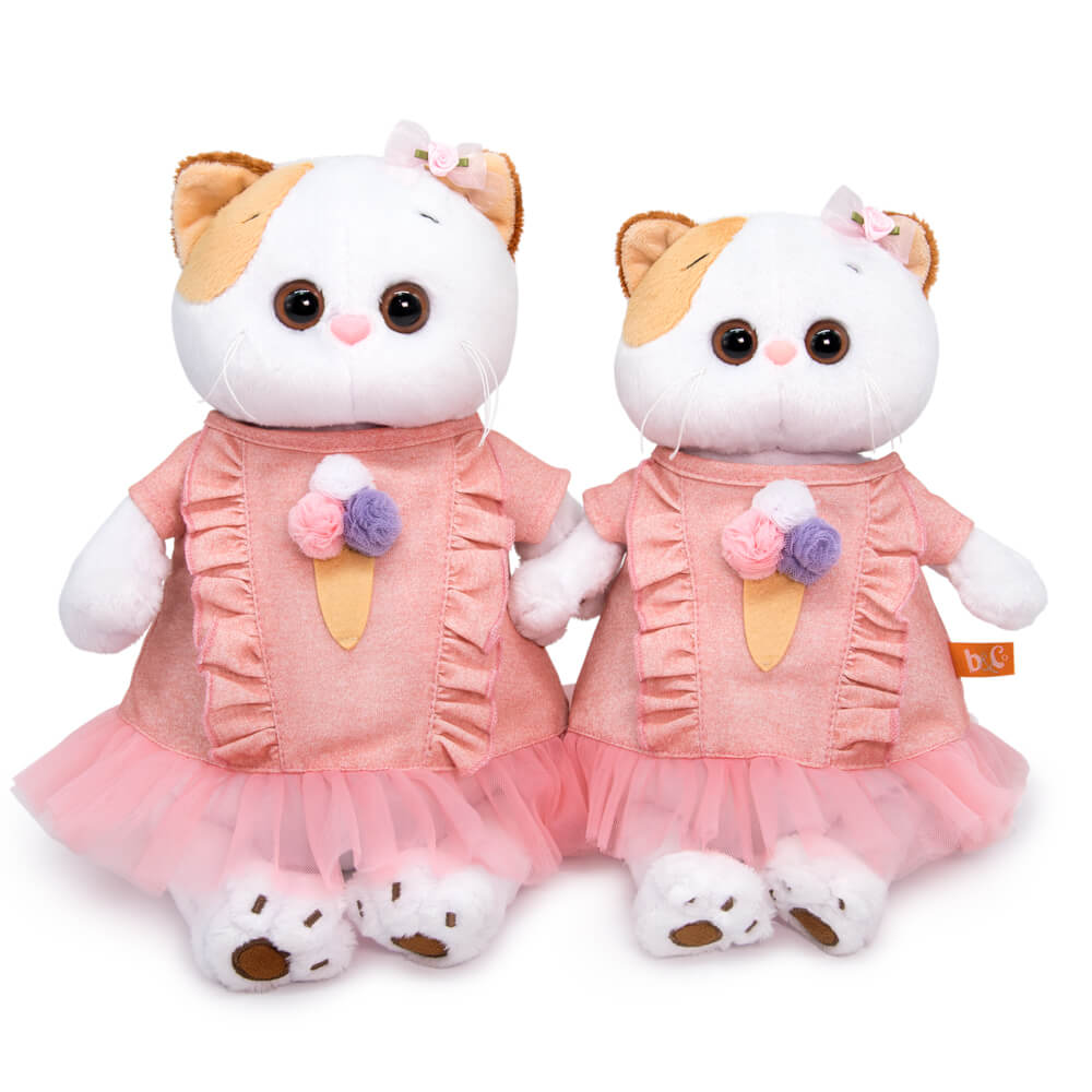 Мягкая игрушка Ли-Ли в платье с мороженым - фото 1