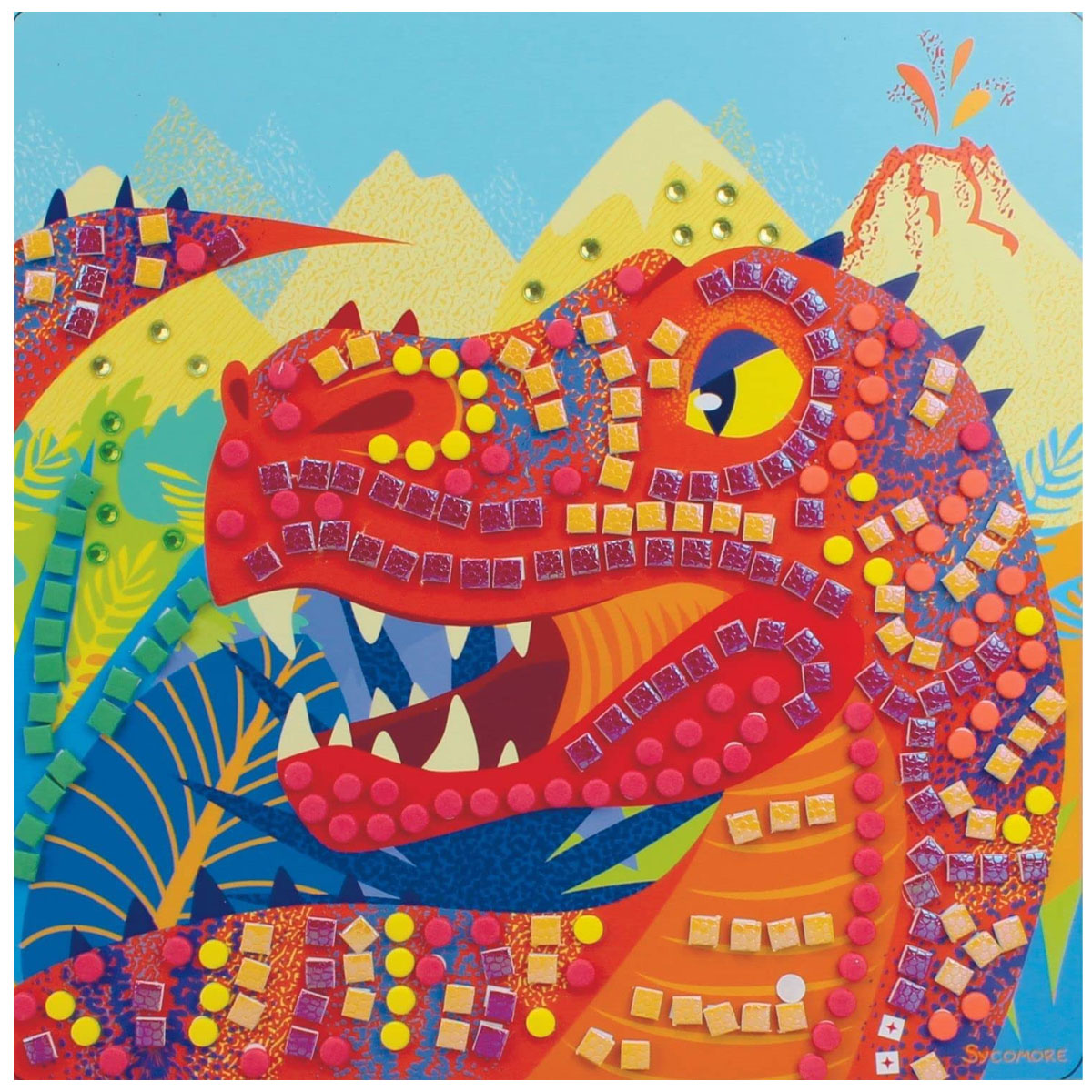 Аппликация Динозавры Sycomore - миниатюра 5