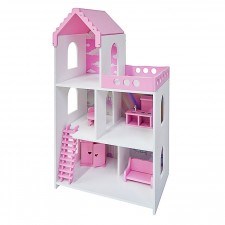  Дом Бисквит с меб. дер. (кукла до 20см) ДК40220П/1 - фото 1