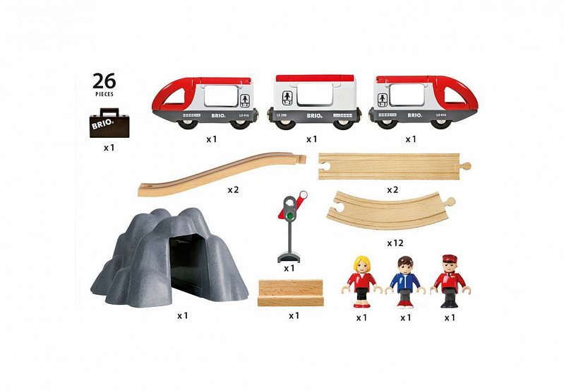 Железная дорога Стартовый А BRIO 26эл. - миниатюра 2