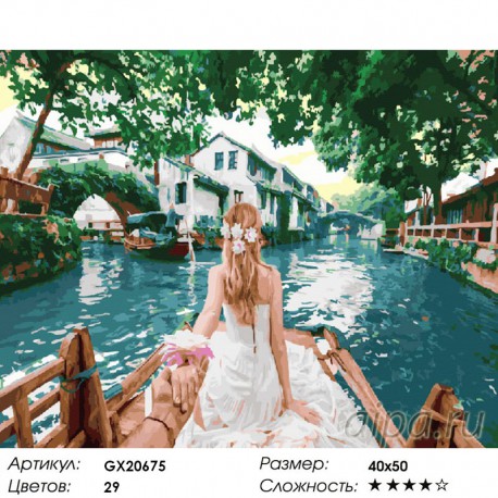 Картина по номерам 40*50 Следуй за мной. Китай - фото 1