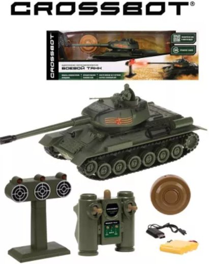 Танк радиоуправляемый Т-34 свет, звук, з/у - миниатюра 3