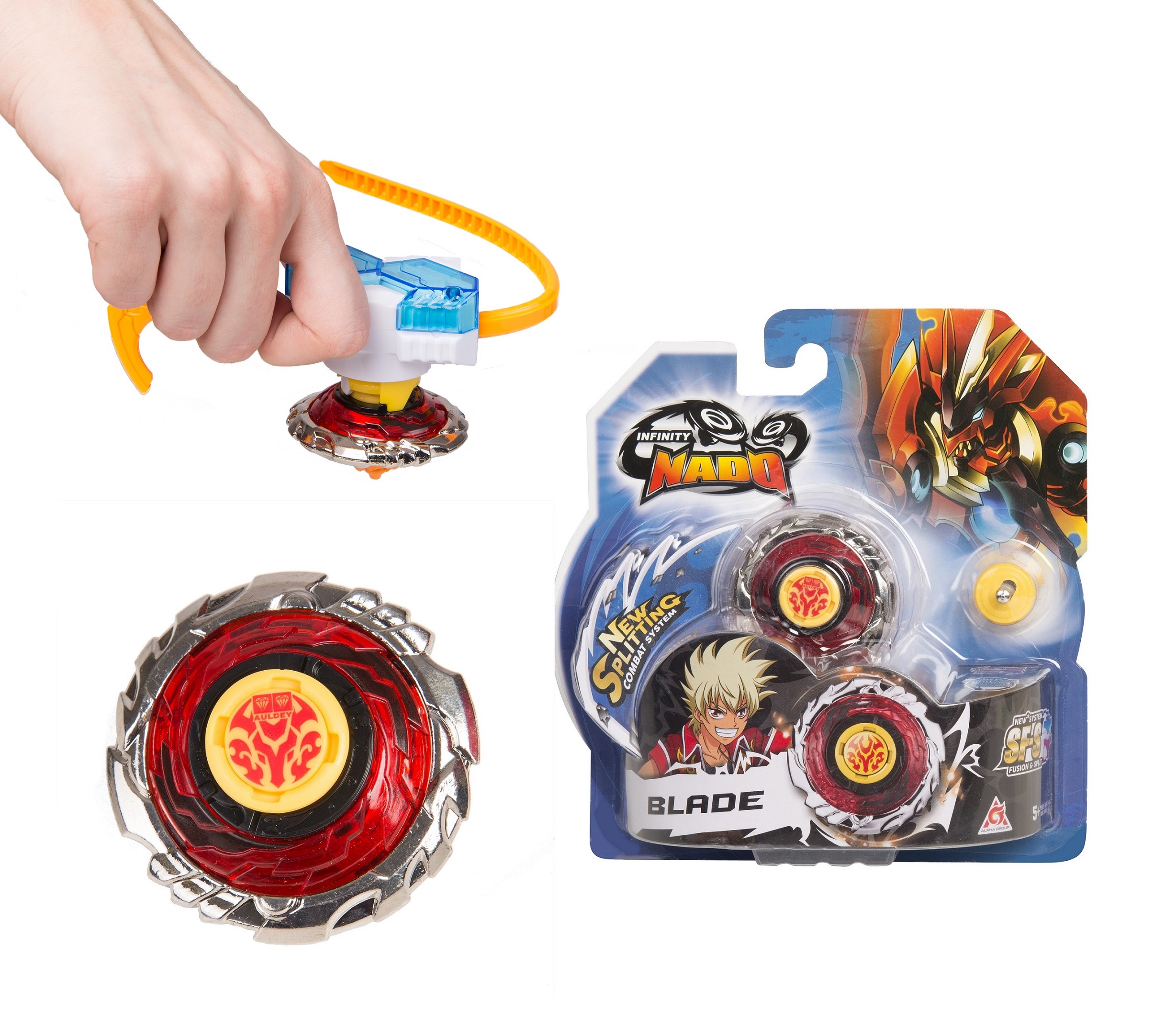 Инфинити Надо Волчок Стандарт Blade красн. - фото 1