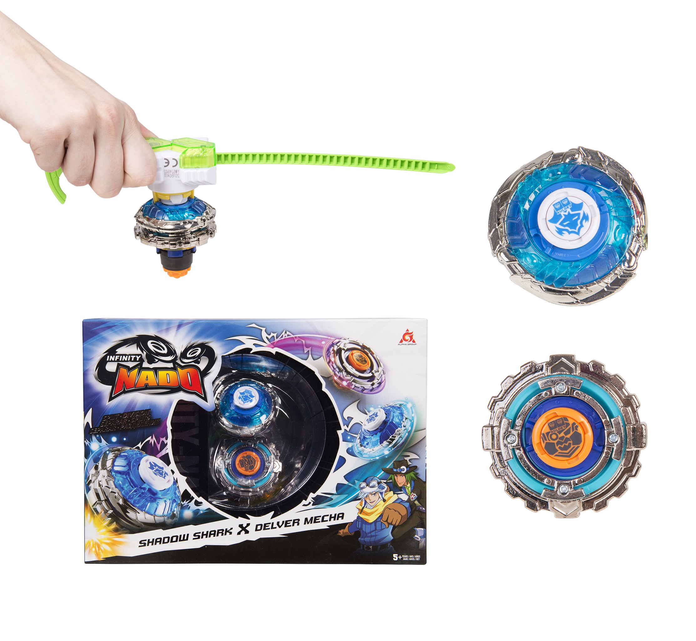 Инфинити Надо Волчок Сплит 2 волчка Shark&Mecha - фото 1