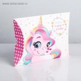 Коробка складная Единорог 19*14*4 - фото 1