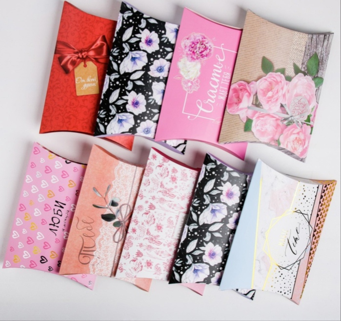 Коробка складная Только для тебя в асс. 26*19*4 - миниатюра 2