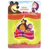 Свеча для торта Маша и Медведь - фото 1