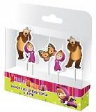 Свечи для торта Маша и медведь - фото 1