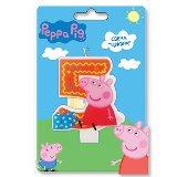 Свеча цифра "5" Пеппа - фото 1