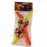  Трубочка д/коктейля Человек-Паук 8шт. - фото 1