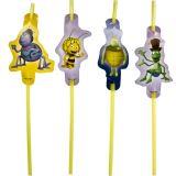 Трубочка для коктейля Пчелка Майя 8шт. - фото 1