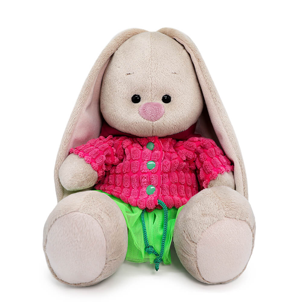 Мягкая игрушка Зайка Ми в вельветовой курточке - миниатюра 2