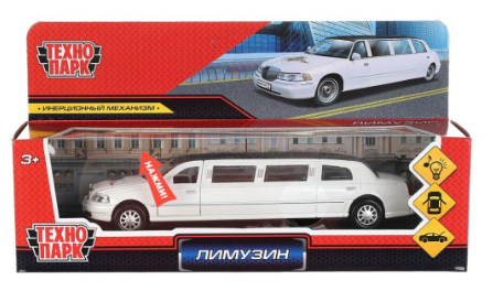 Машина металлическая ТЕХНОПАРК ЛИМУЗИН свет, звук - фото 1