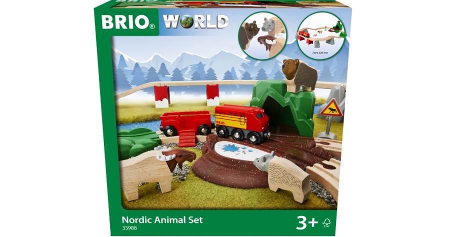 Железная дорога Северная 26 эл. BRIO - фото 1