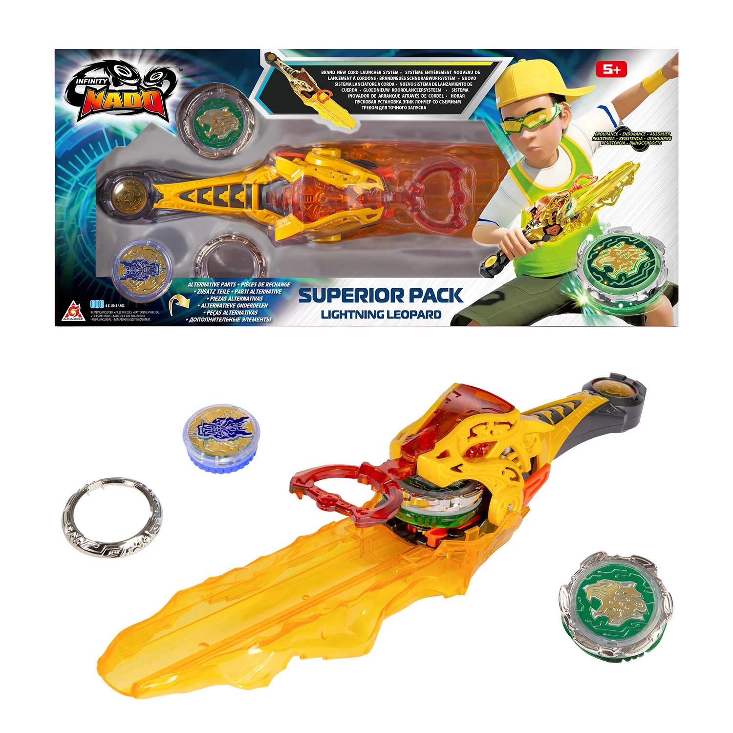 Инфинити Надо Волчок Эпик Лончер Супериор Lightning Leopard - фото 1