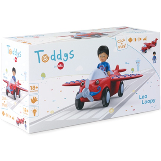 Конструктор - самолет инерционный Лео и Лупи Toddys - фото 1