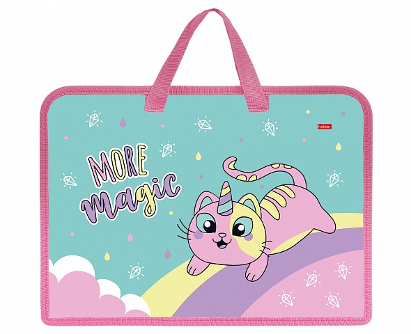 Папка для тетрадей А4 на молнии Котомагия Hatber - миниатюра 2